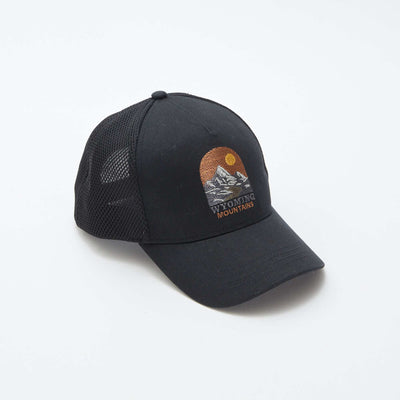 Embroidered cap BLACK