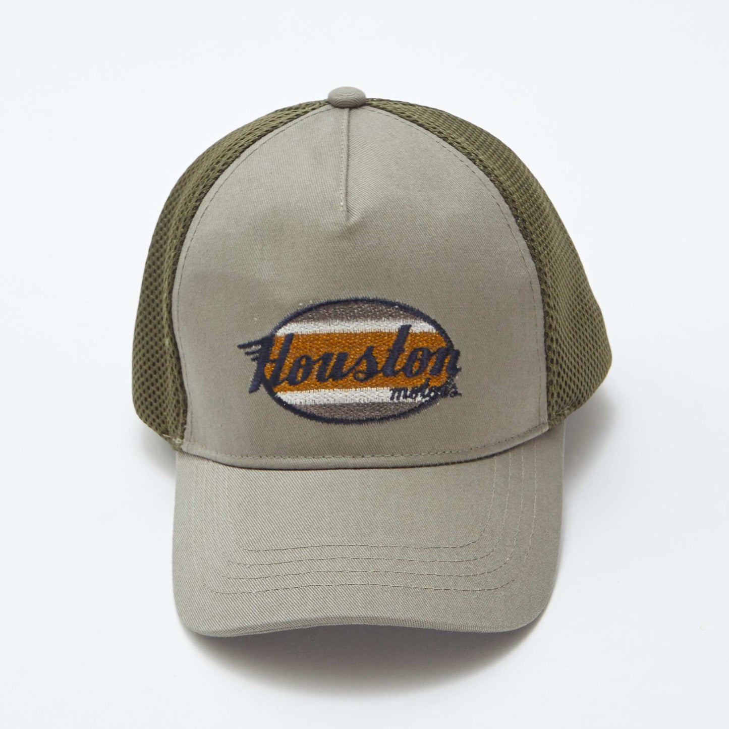 Embroidered cap KHAKI