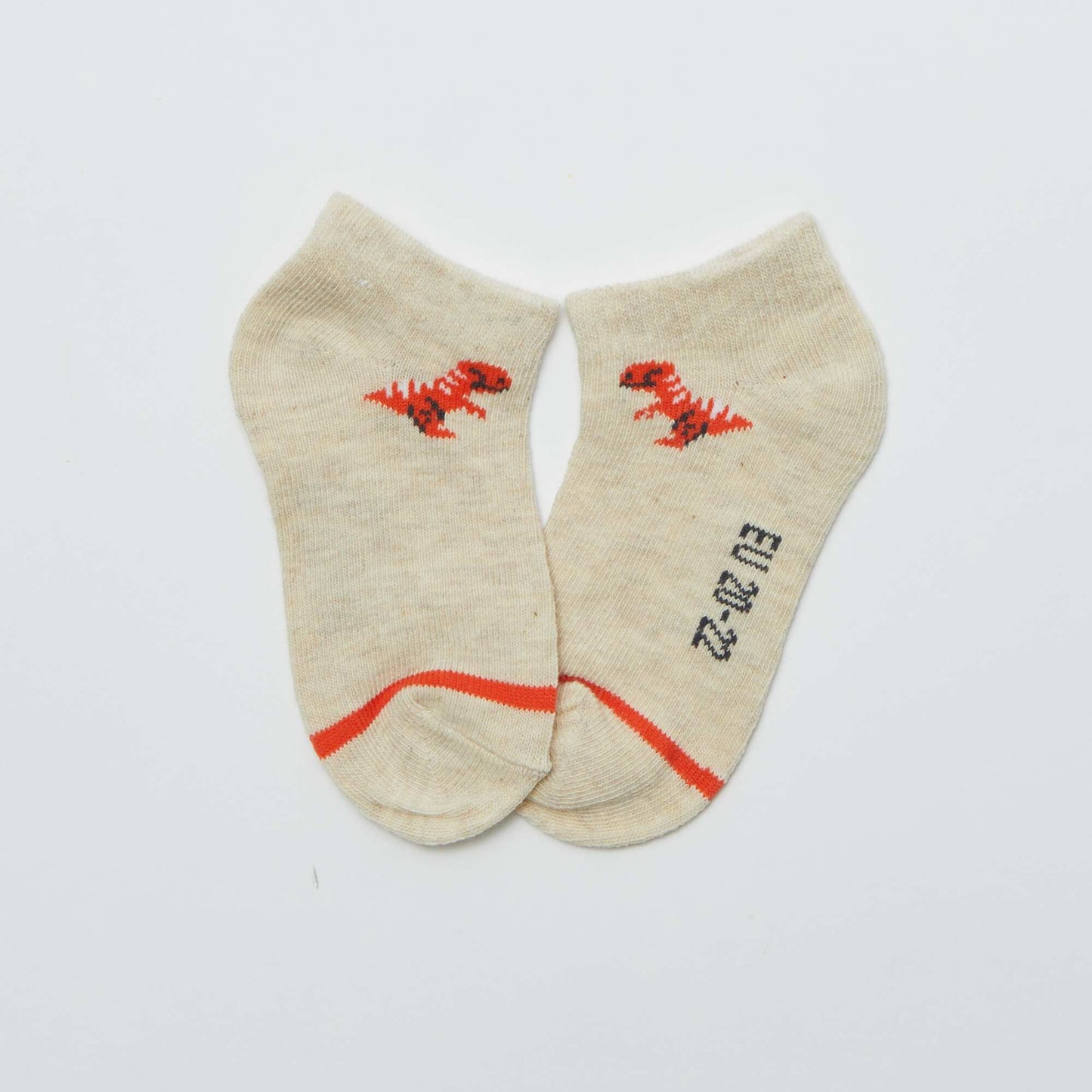 Pack of 5 pairs of invisible socks GREEN