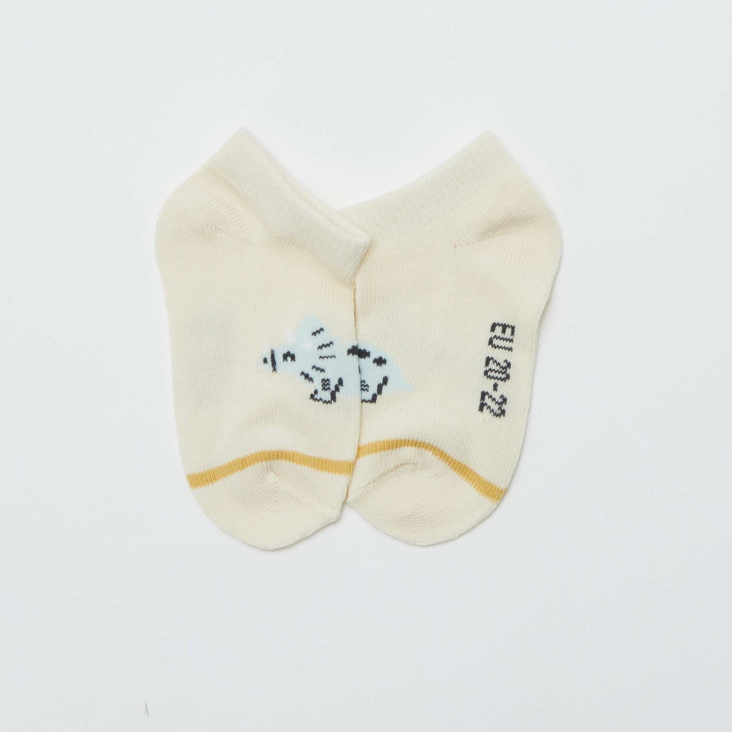 Pack of 5 pairs of invisible socks GREEN