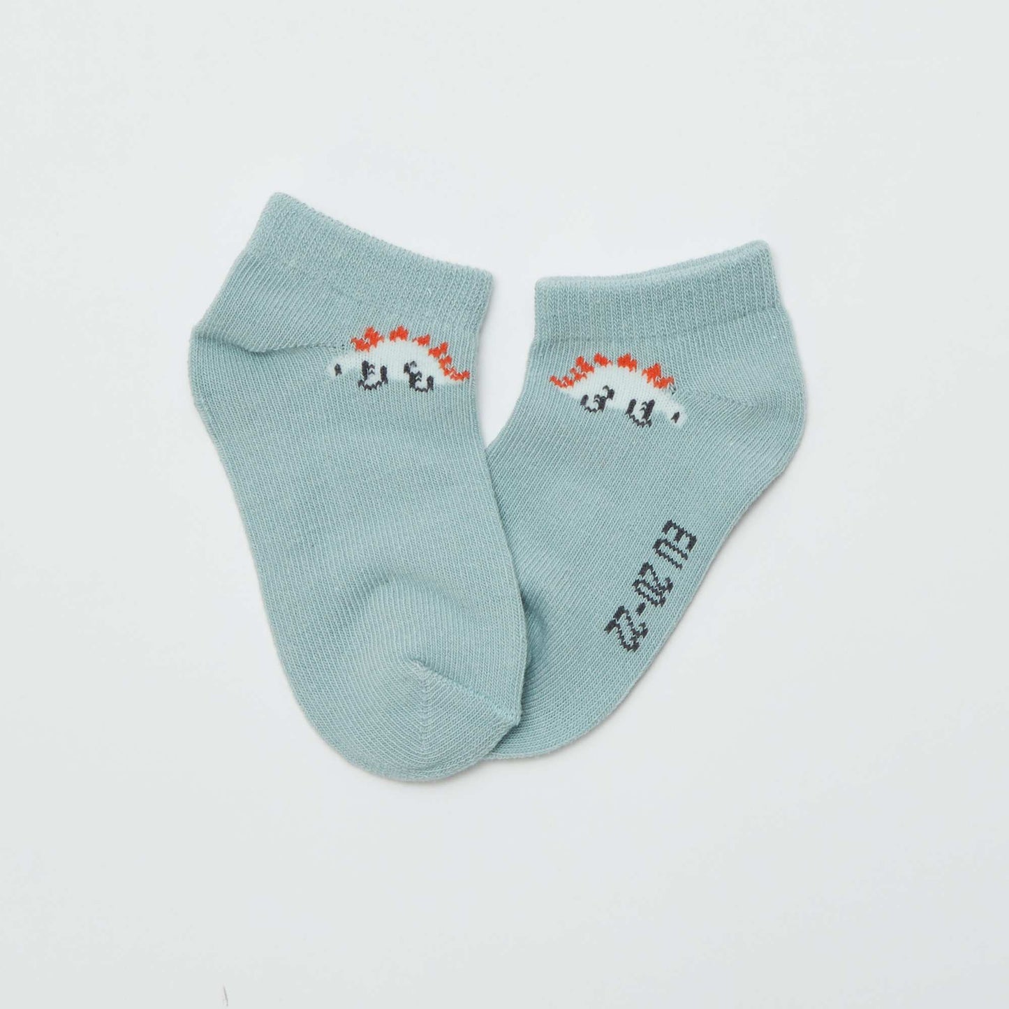 Pack of 5 pairs of invisible socks GREEN