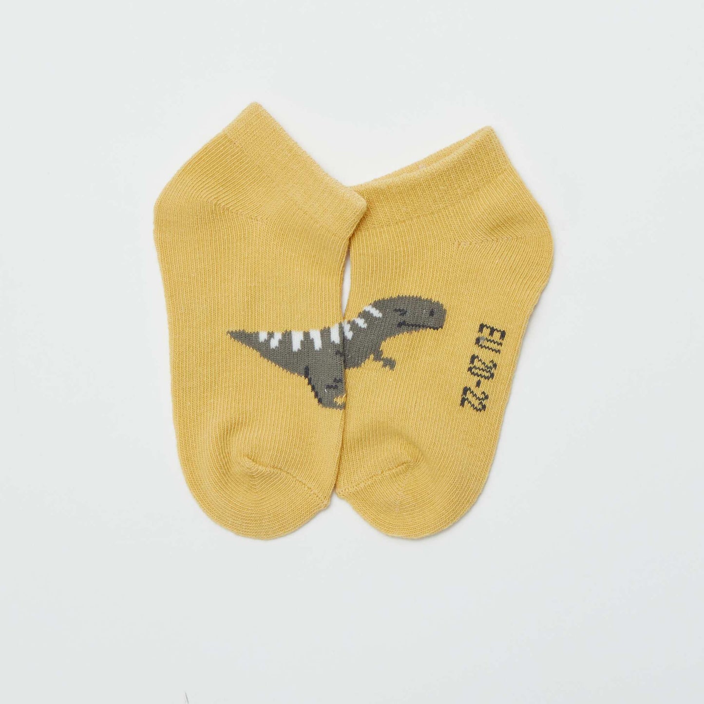 Pack of 5 pairs of invisible socks GREEN