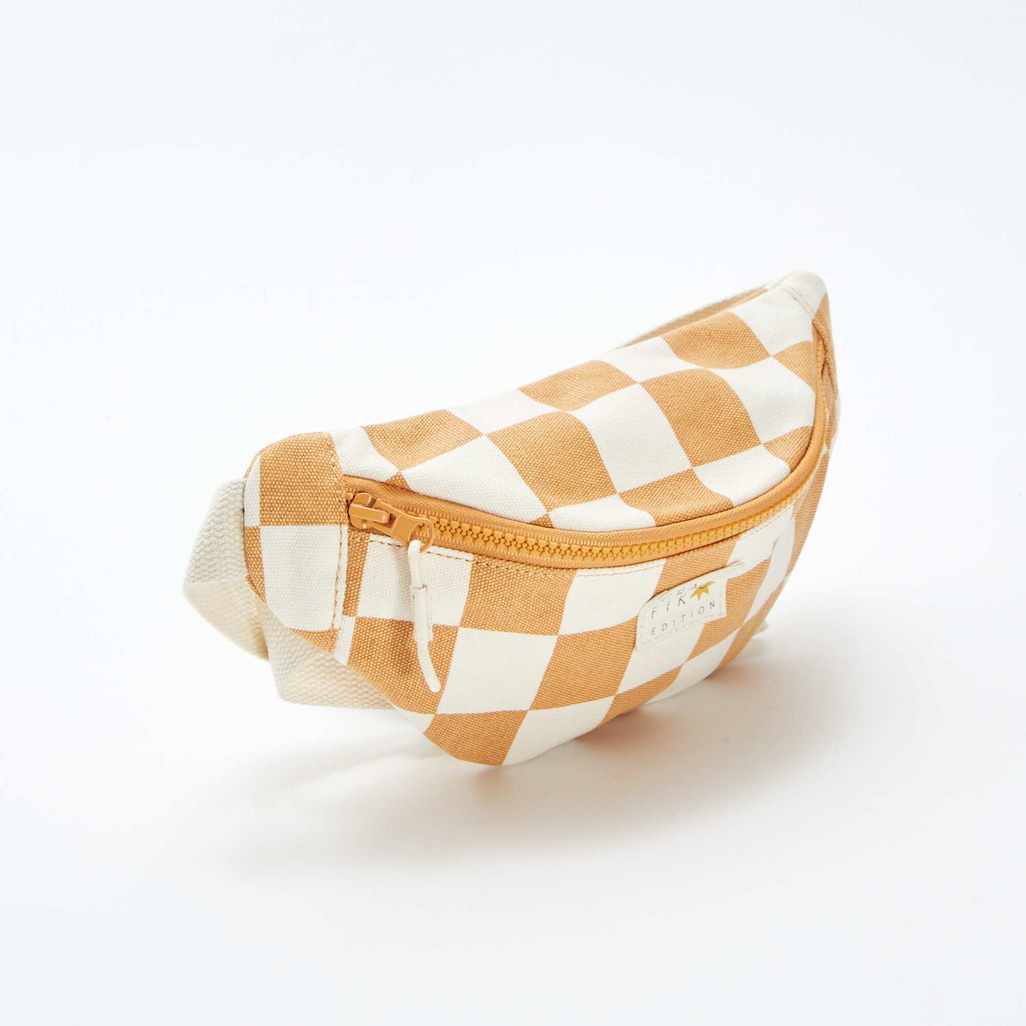 Canvas waist bag BROWN