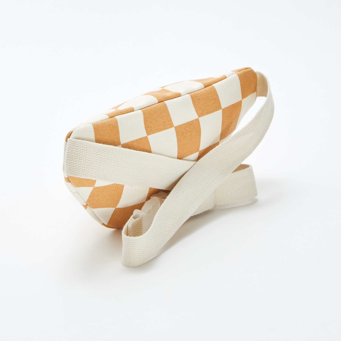 Canvas waist bag BROWN