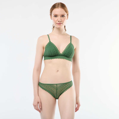 Lace Thong GREEN