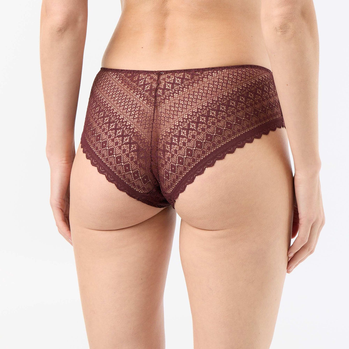 Lace shorty BROWN