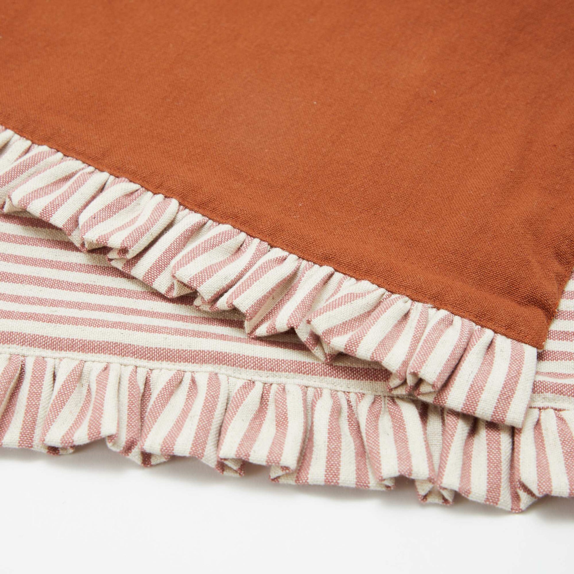 Set of 2 Placemats (32x45 cm) with Ruffles PINK