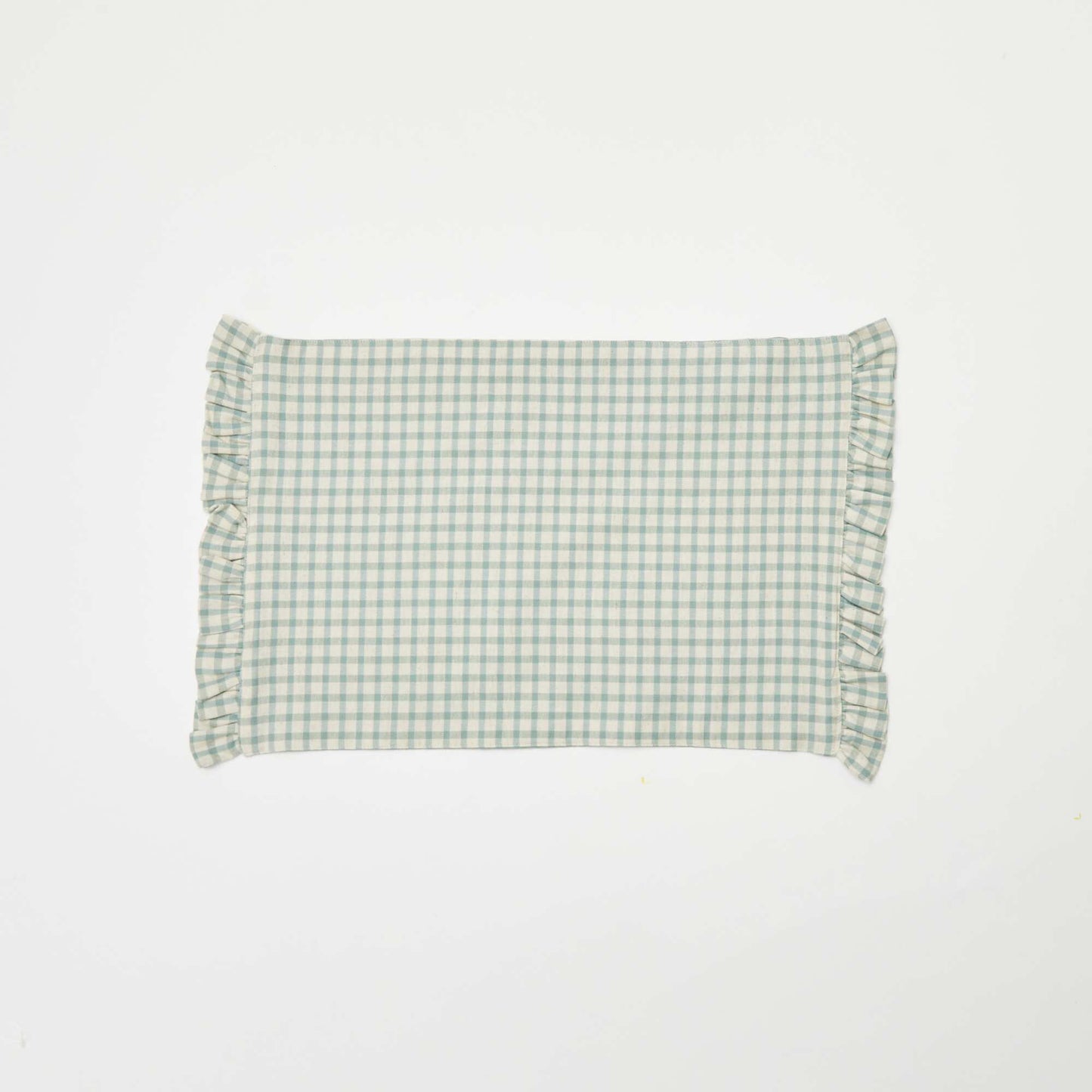 Set of 2 Placemats (32x45 cm) with Ruffles BLUE