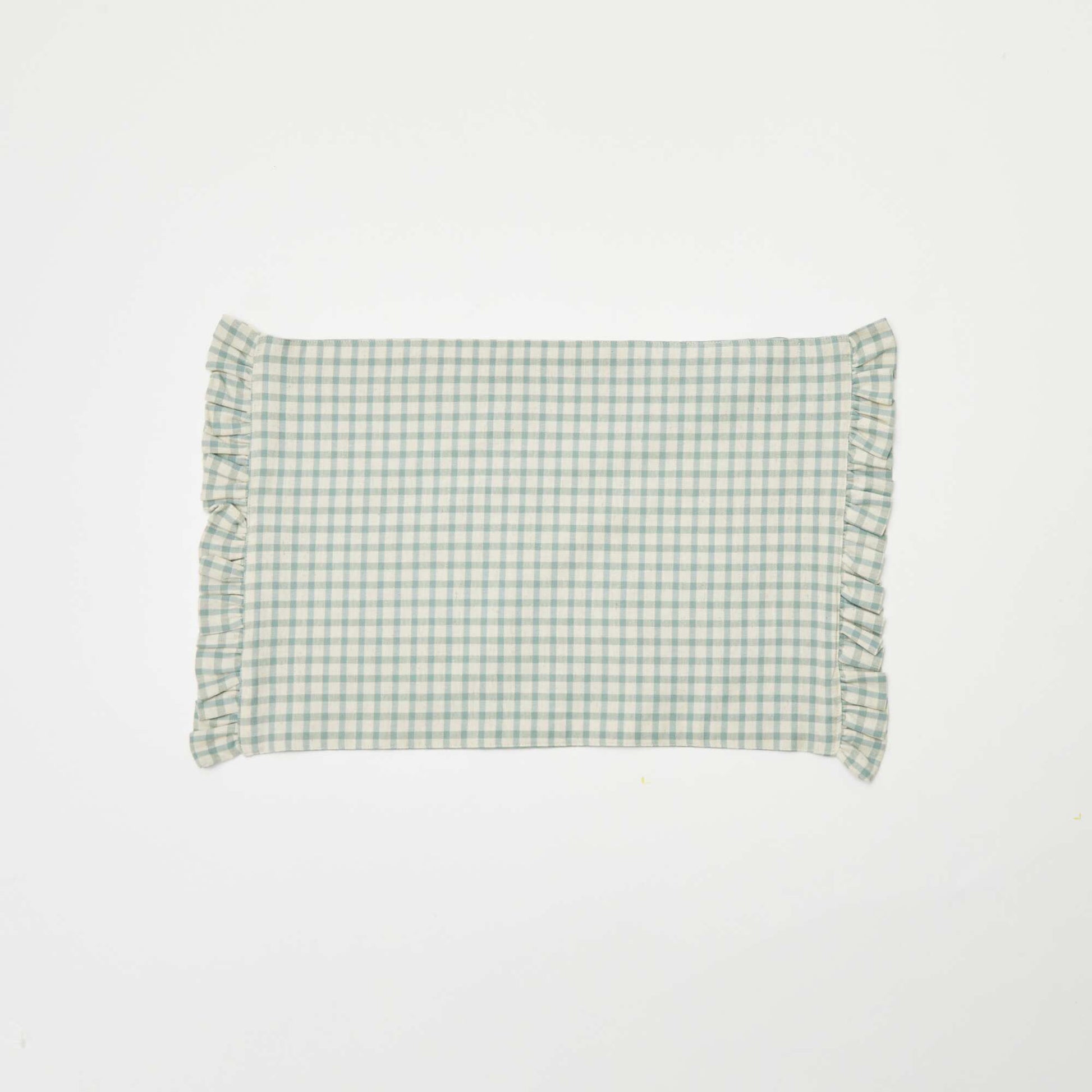 Set of 2 Placemats (32x45 cm) with Ruffles BLUE