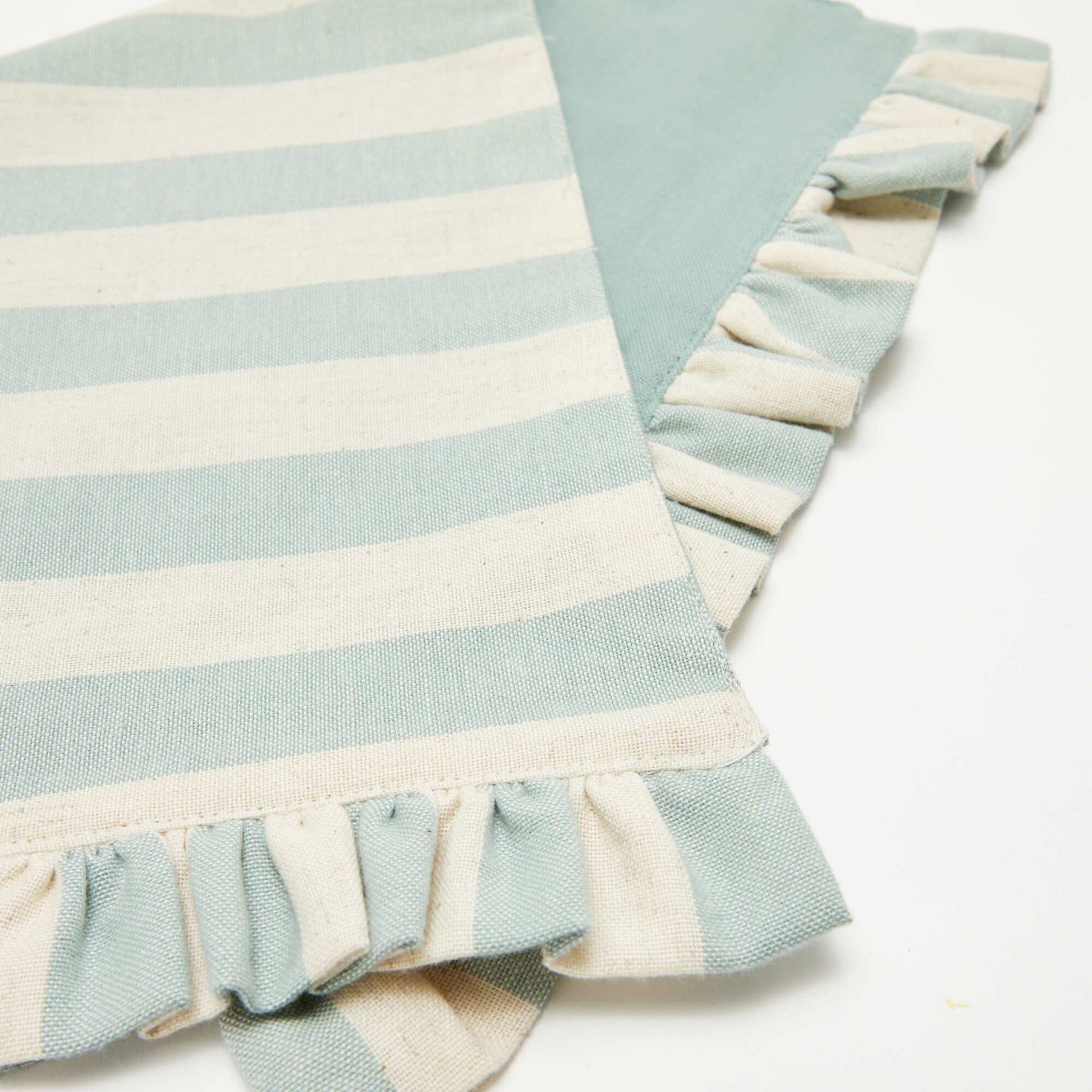 Set of 2 Placemats (32x45 cm) with Ruffles BLUE