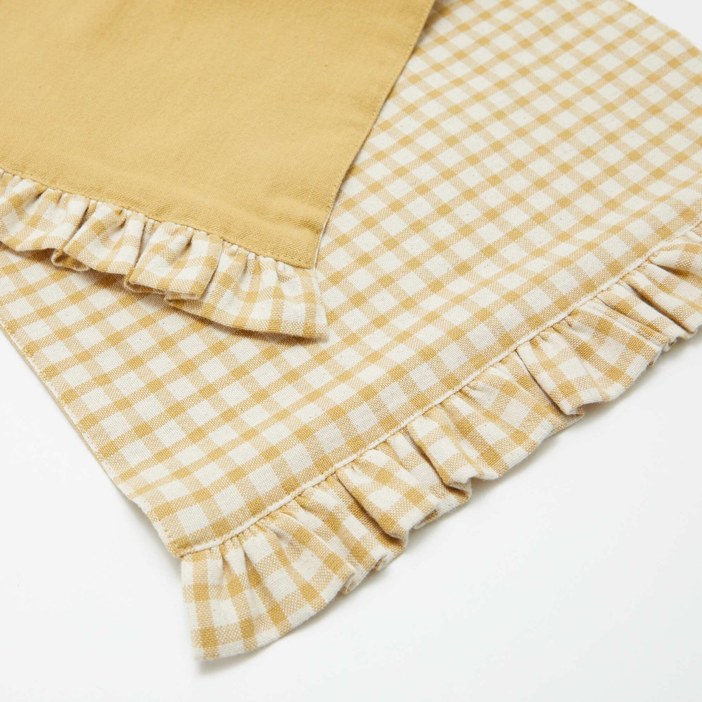 Set of 2 Placemats (32x45 cm) with Ruffles YELLOW
