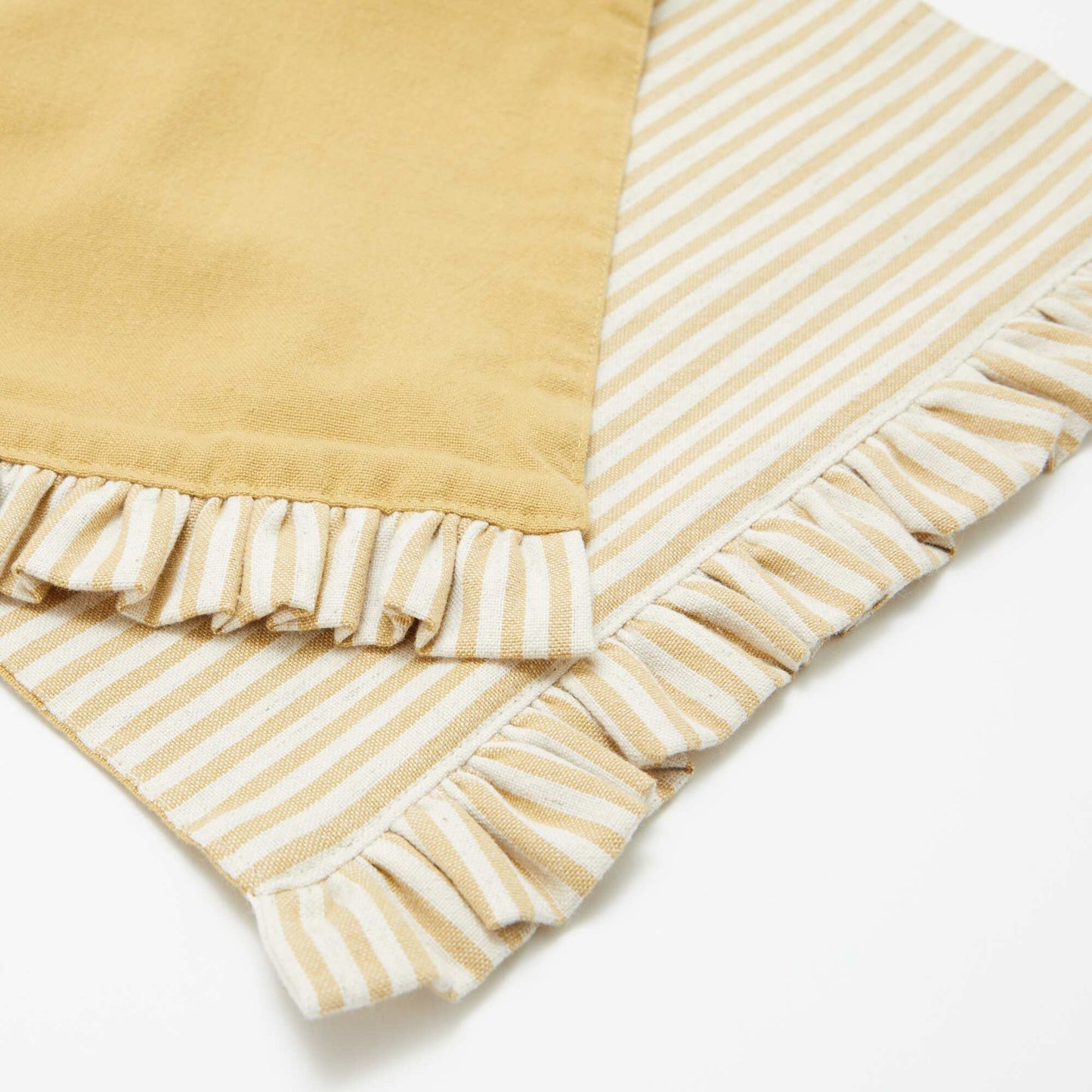 Set of 2 Placemats (32x45 cm) with Ruffles YELLOW