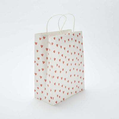 Heart gift bag PINK