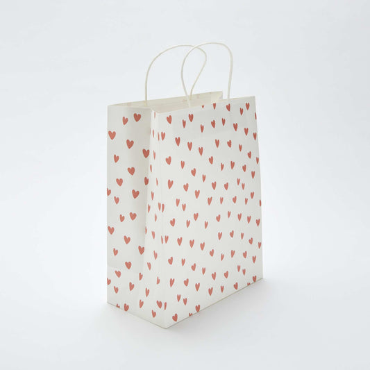 Heart gift bag PINK
