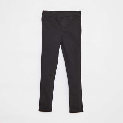 Plain jeggings BLACK