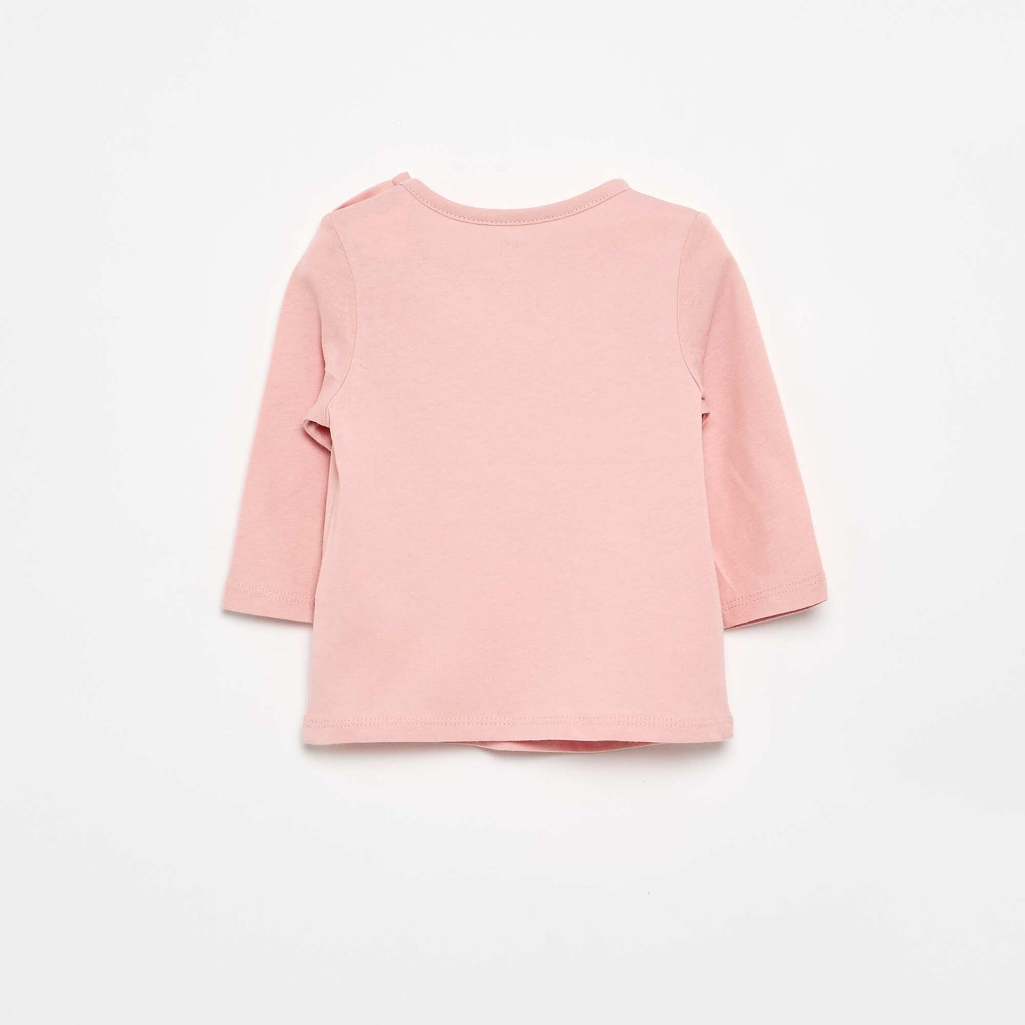 Long-sleeved T-shirt with print PINK