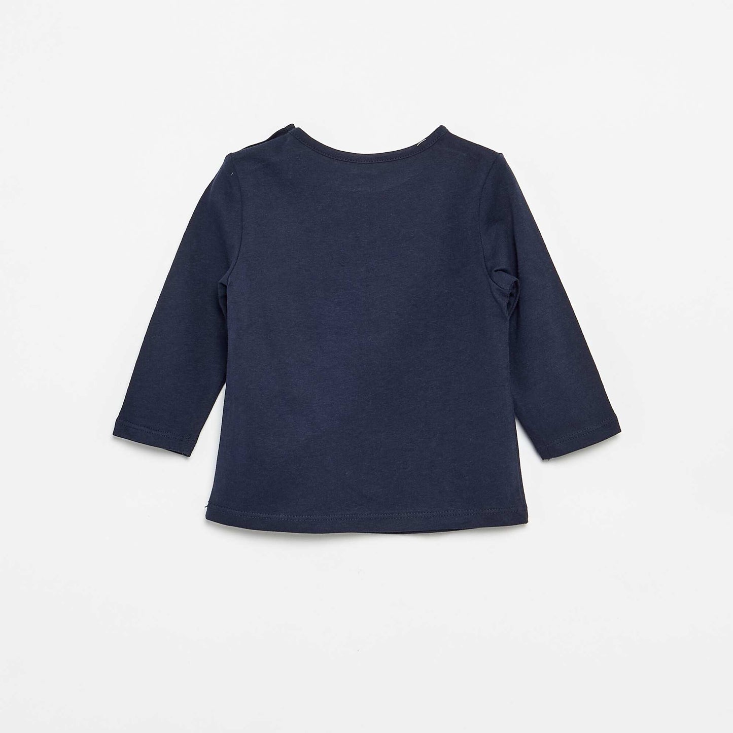 Printed Long-Sleeve T-shirt BLUE
