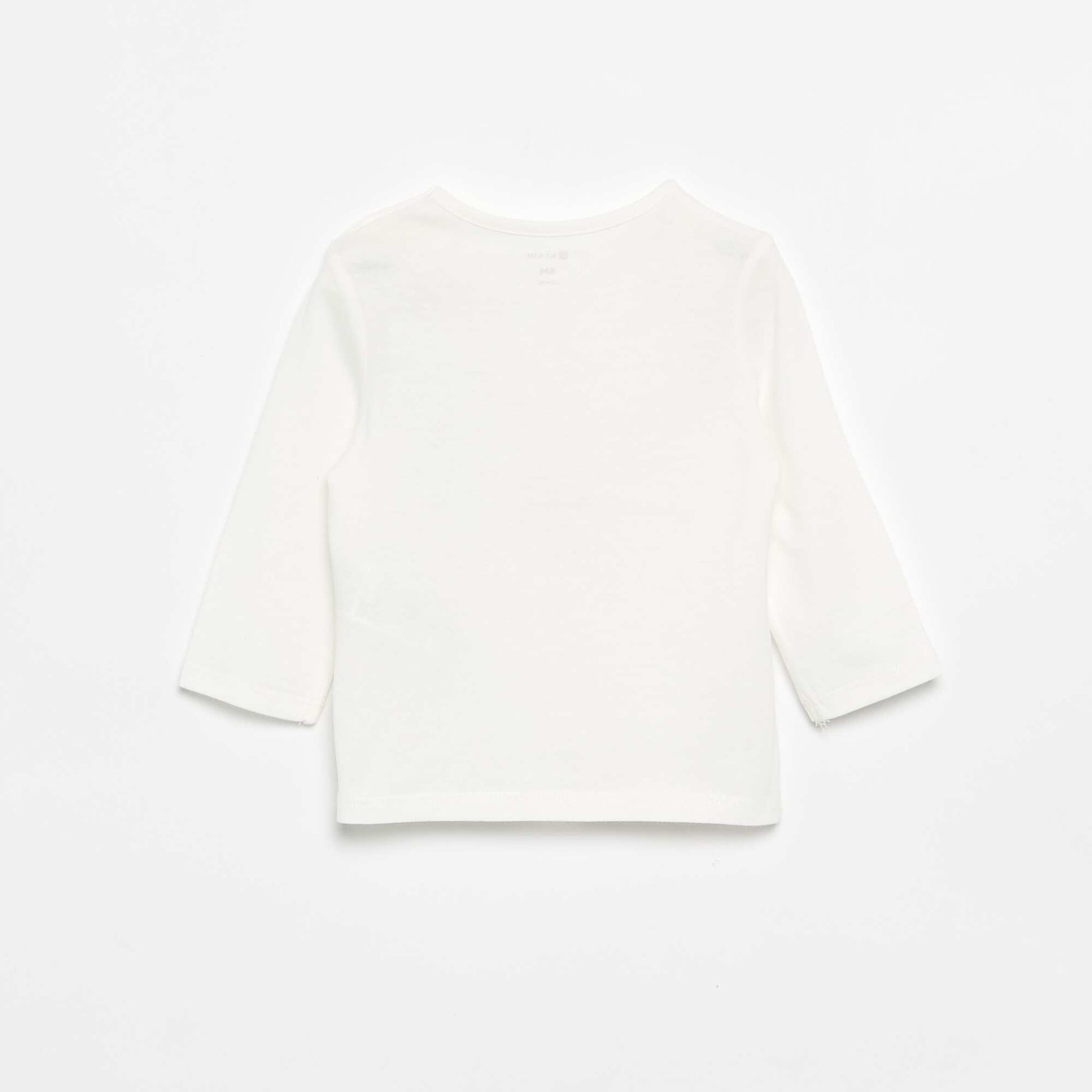 Printed Long-Sleeve T-shirt WHITE