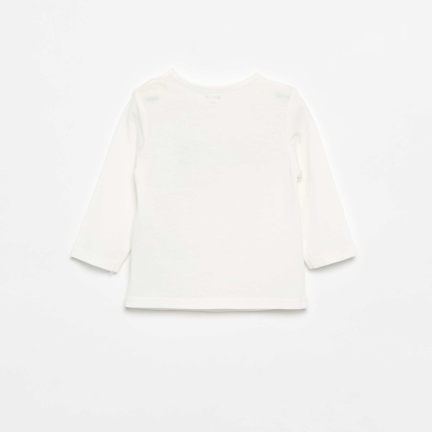 Printed Long-Sleeve T-shirt WHITE