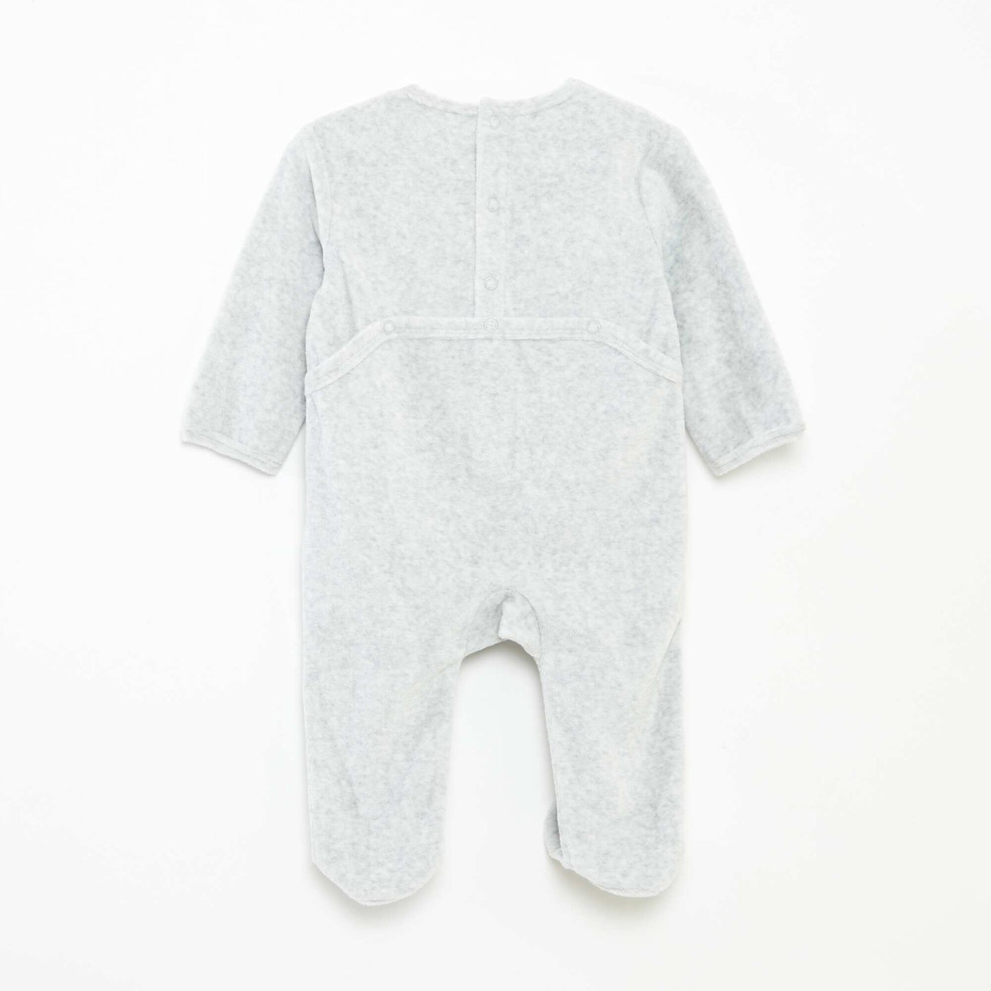 Animated Velour Sleepsuit GREY