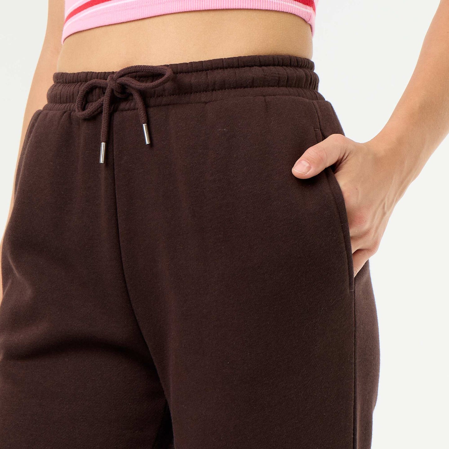 Standard Fit Sports Joggers BROWN