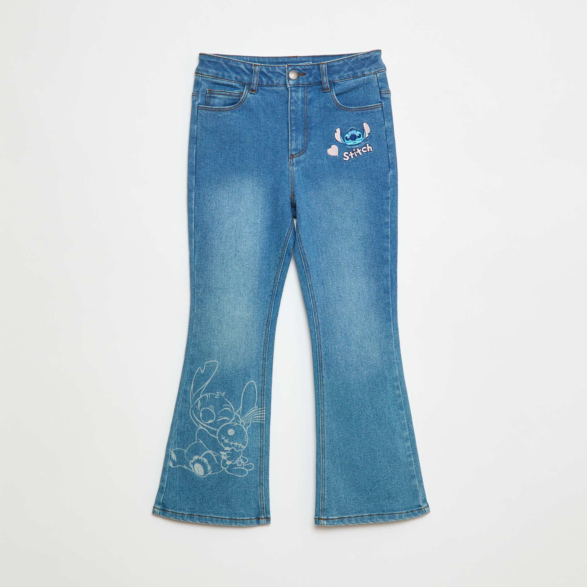 Stitch Flare Jeans BLUE – Kiabi