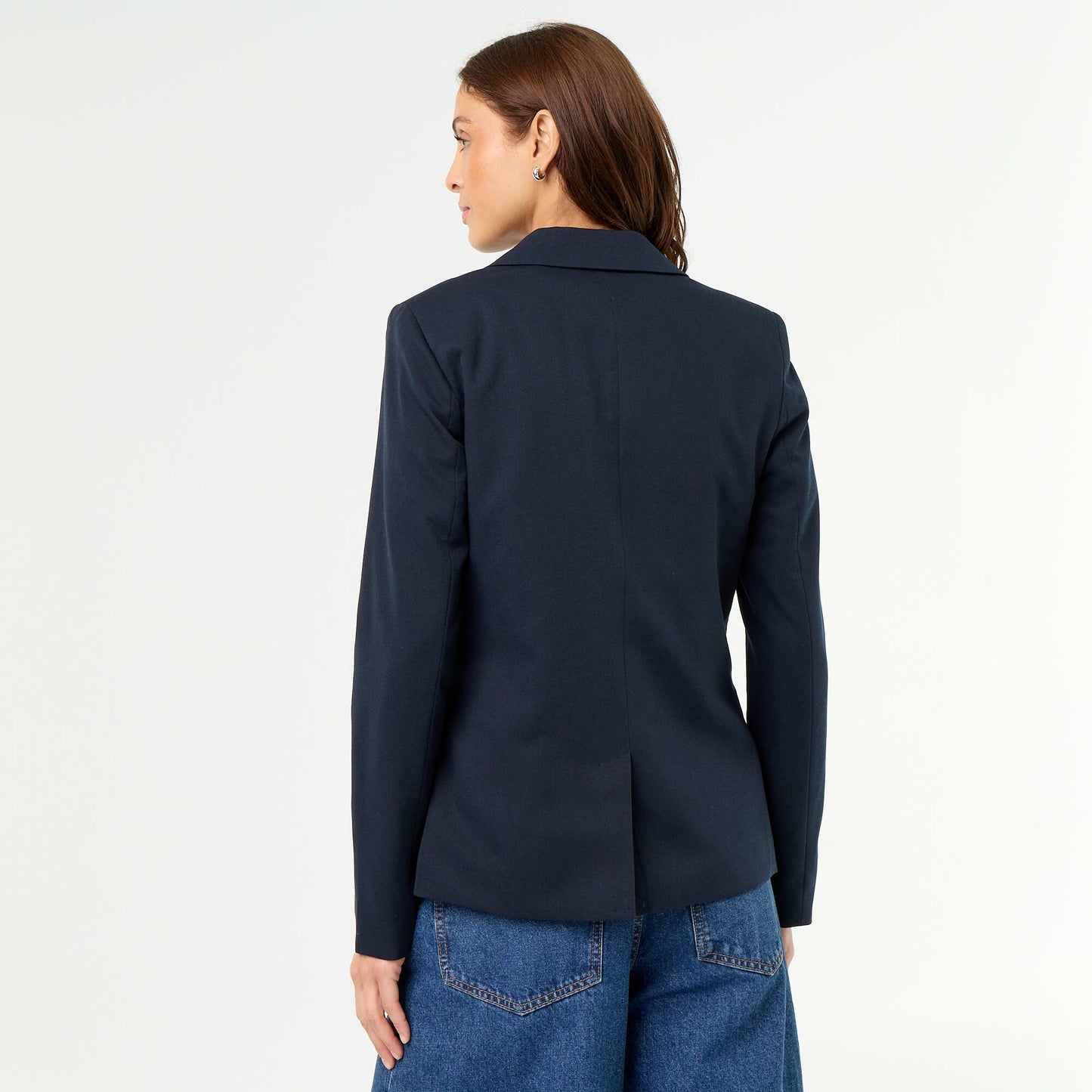 Long-sleeved tailored jacket BLUE