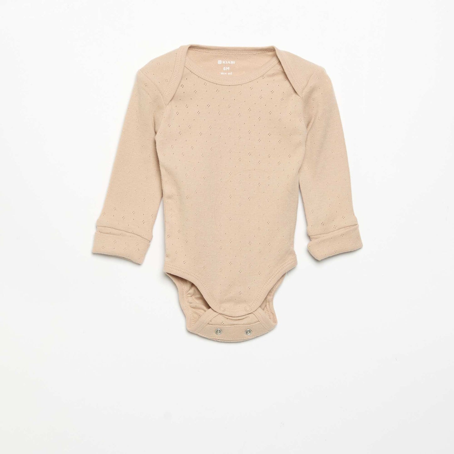 3-Pack Adjustable Long-Sleeved Lap Shoulder Bodysuits PINK