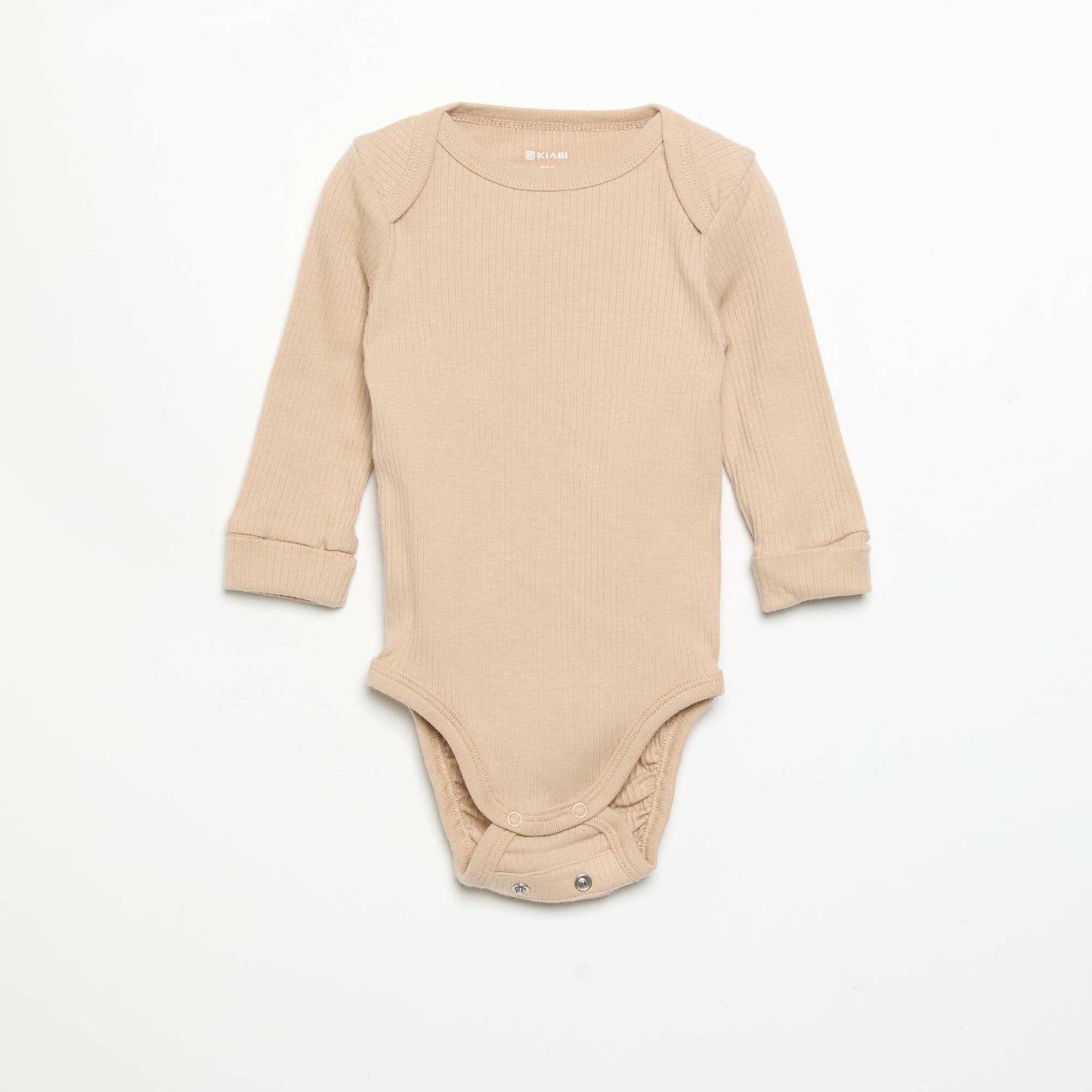 3-Pack Adjustable Long-Sleeved Lap Shoulder Bodysuits GREEN