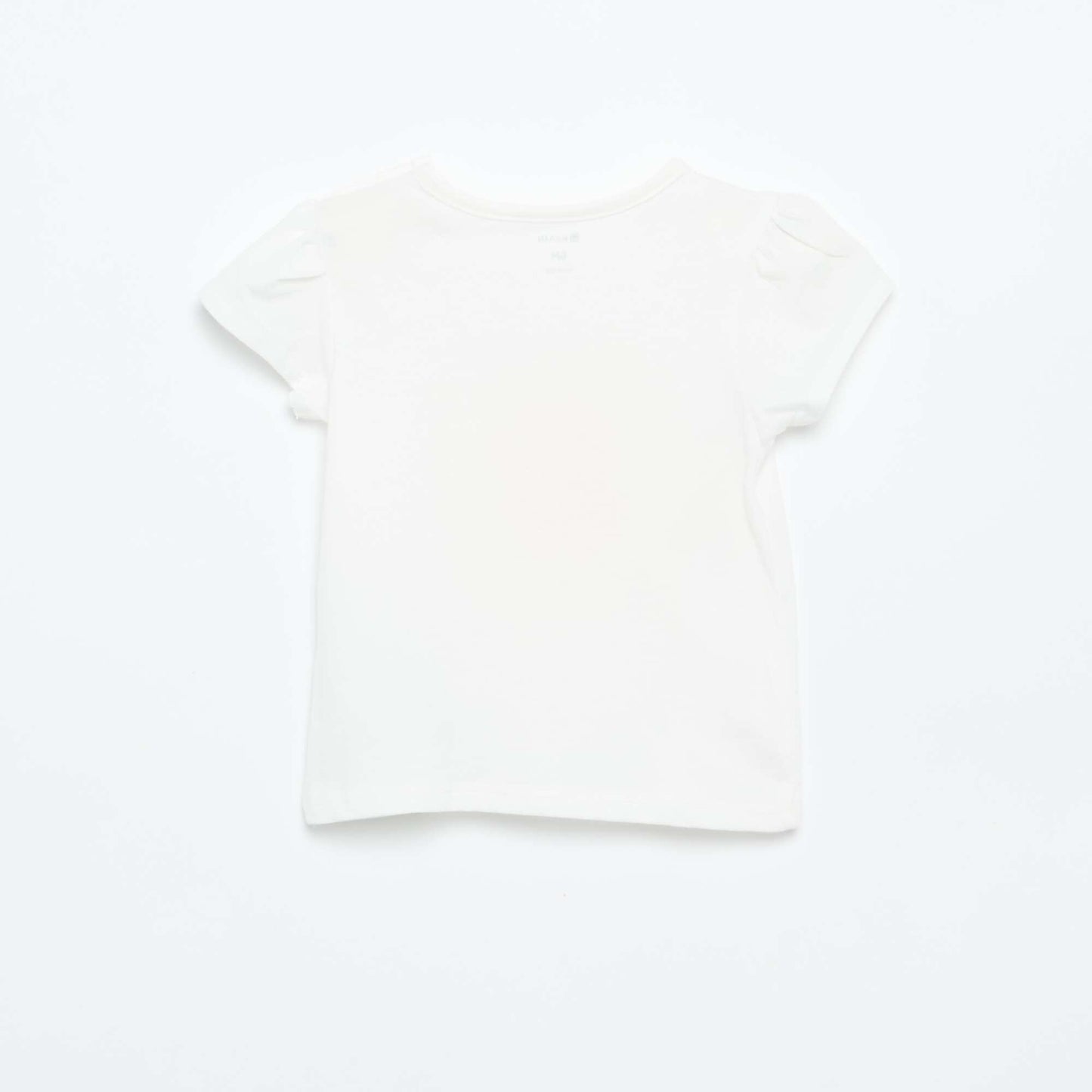 Short-sleeved printed T-shirt WHITE