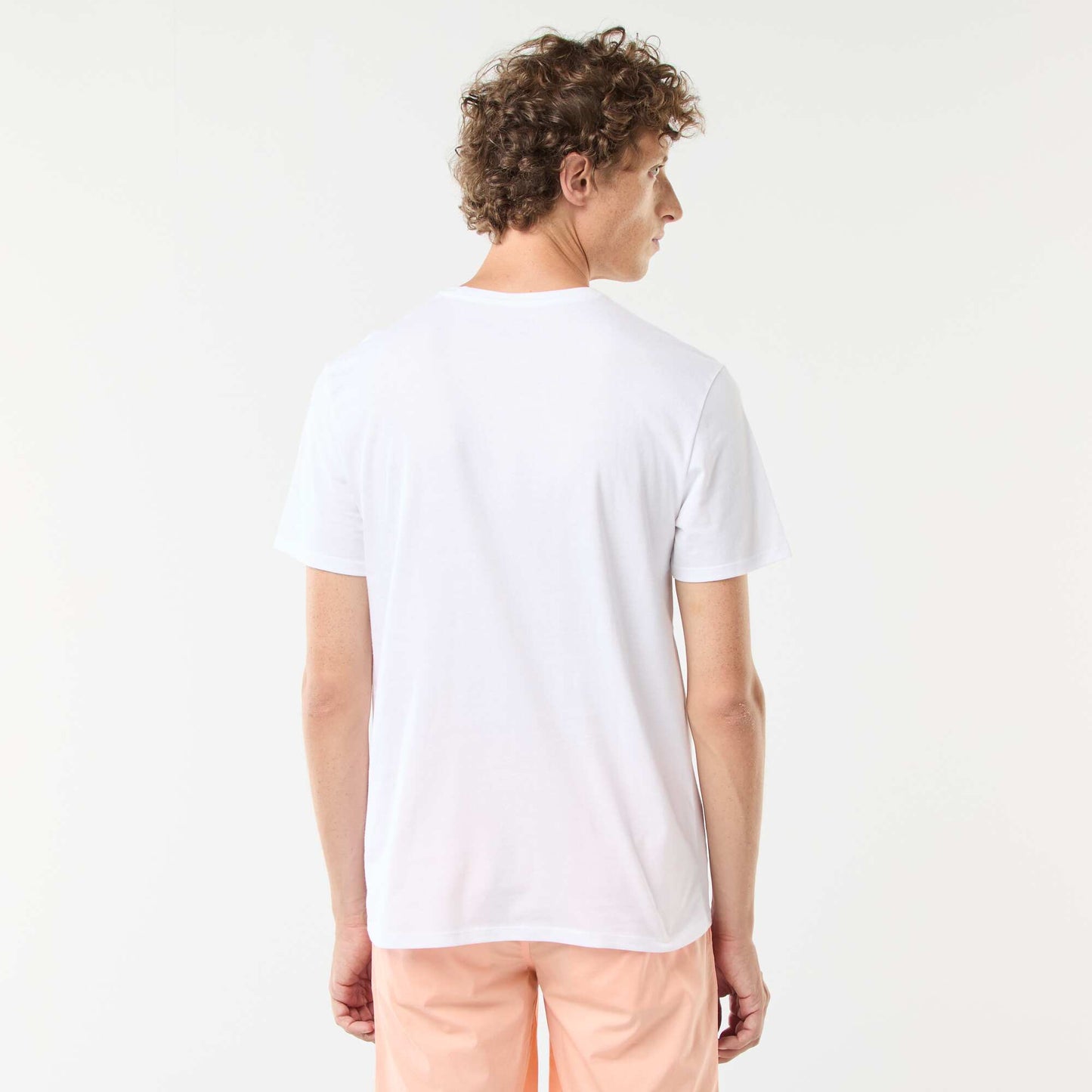 Short-sleeved printed T-shirt WHITE