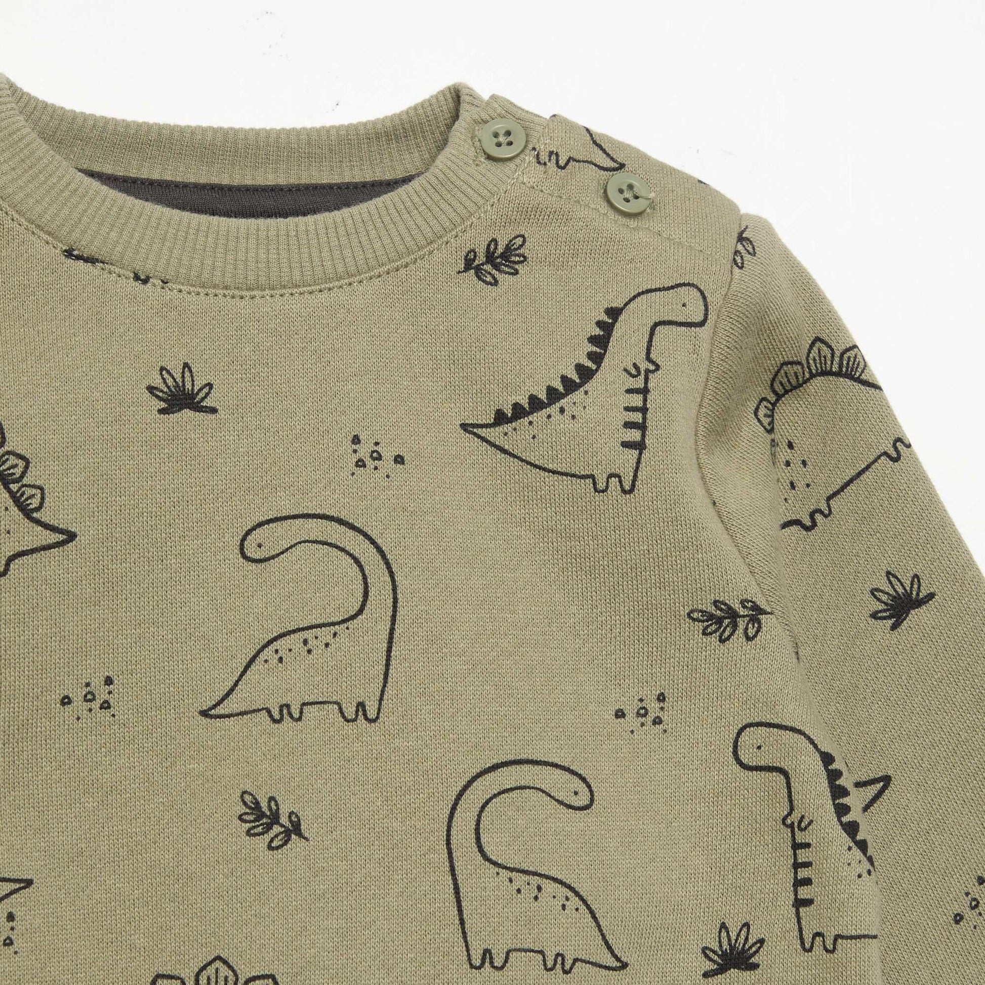 2-piece sweatshirt + trousers set KHAKI