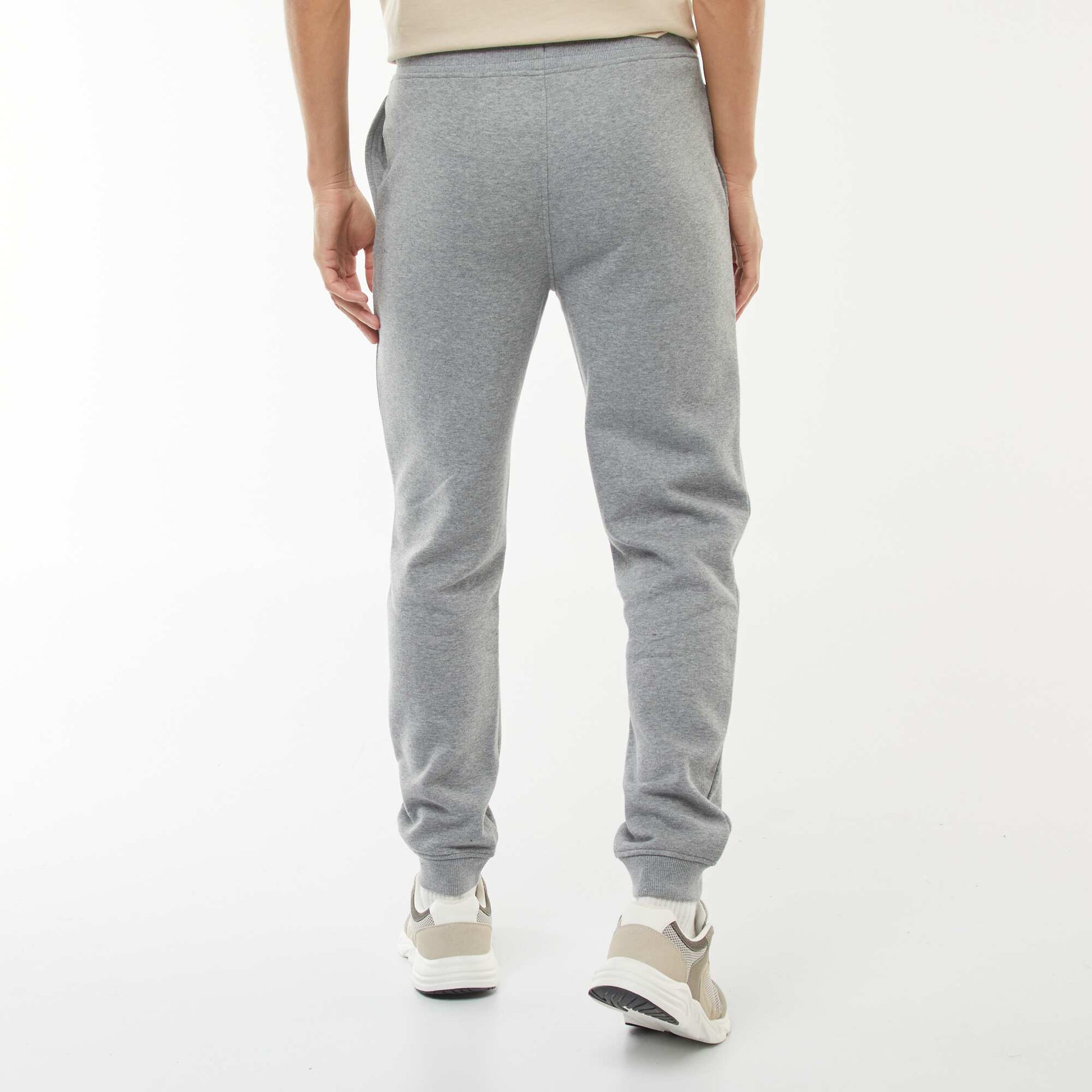 Warm fleece jogging pants GREY