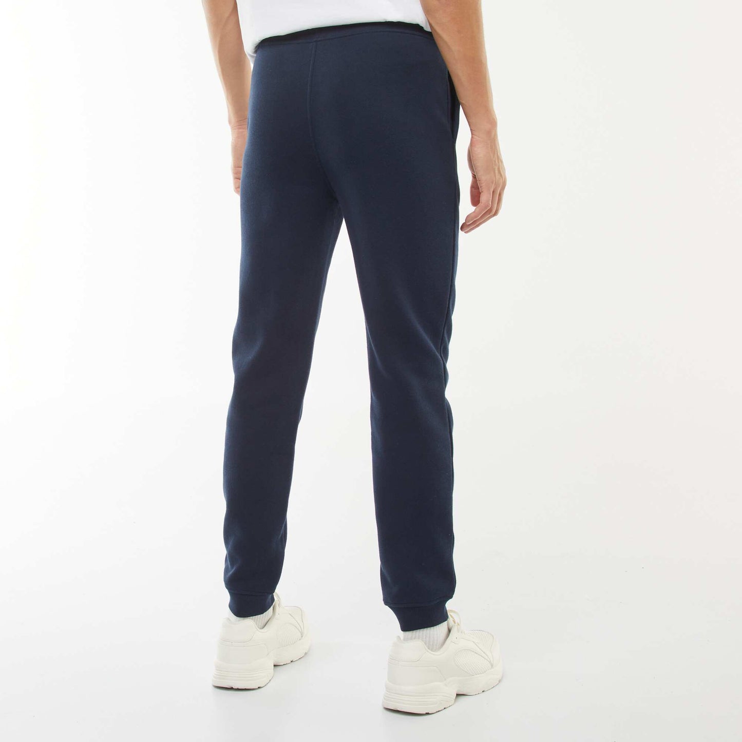 Warm fleece jogging pants BLUE