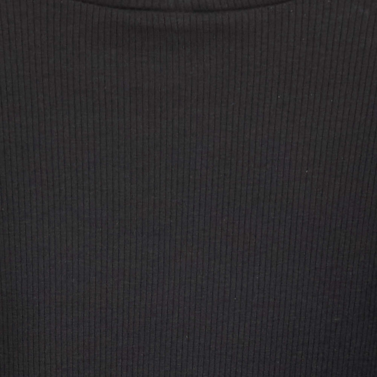 Ribbed Roll Neck Jumper BLACK