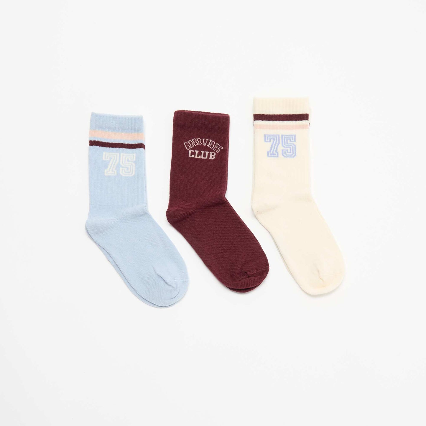 3-pack of socks RED