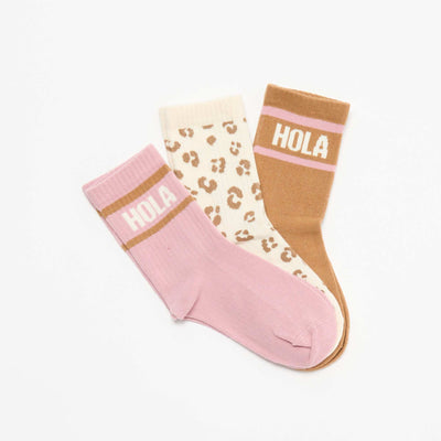 3-pack of socks PINK
