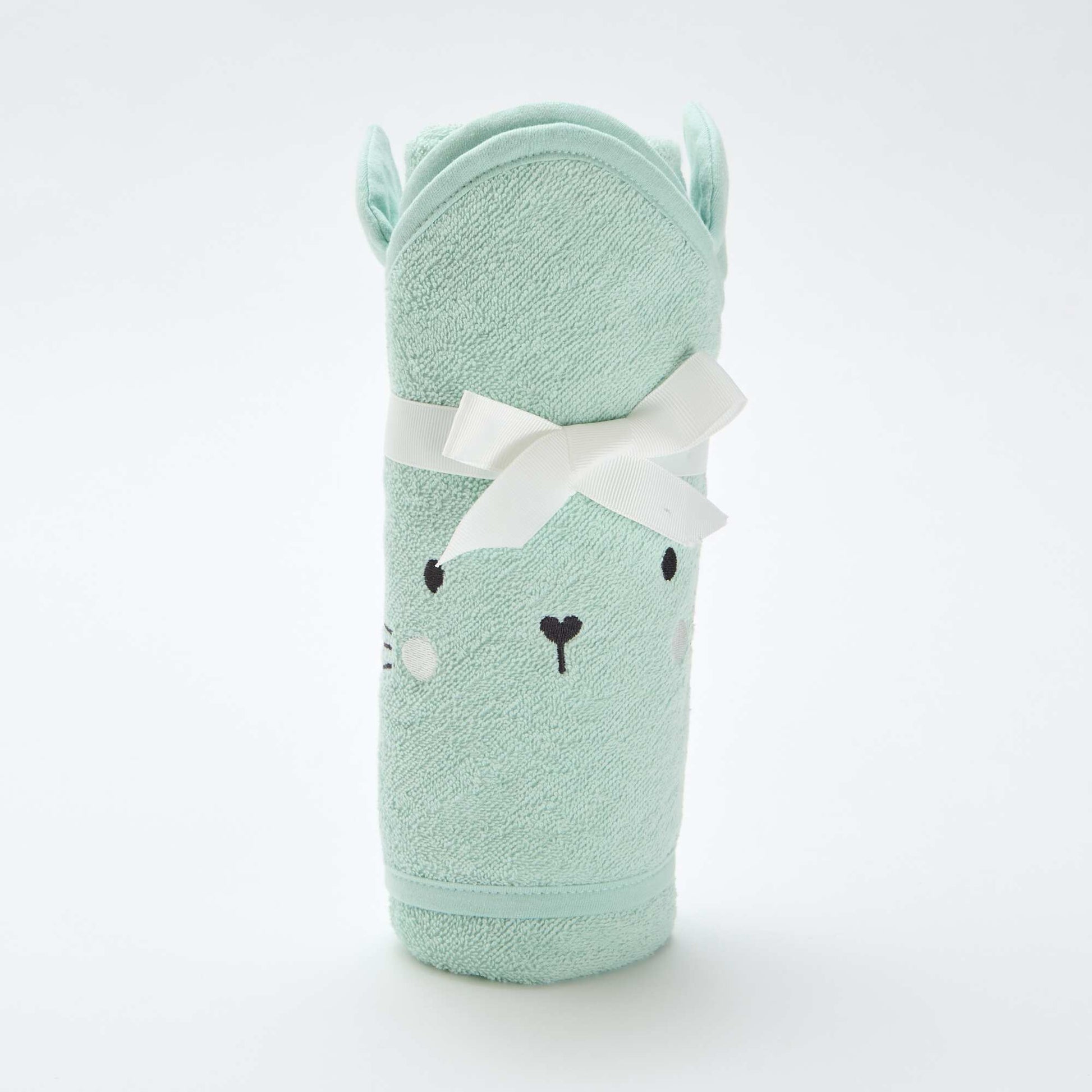 Animal Ear Terry Bath Cape BLUE