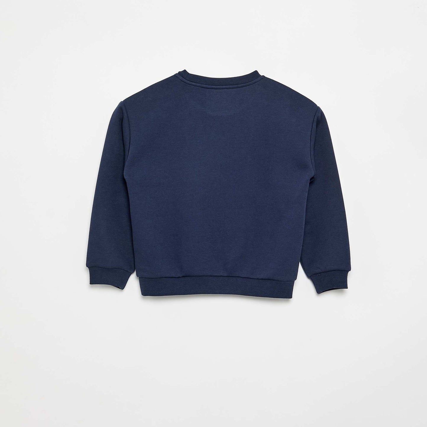 Long-sleeved printed sweatshirt BLUE