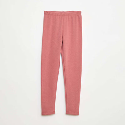 Warm Velvet-Lined Leggings PINK