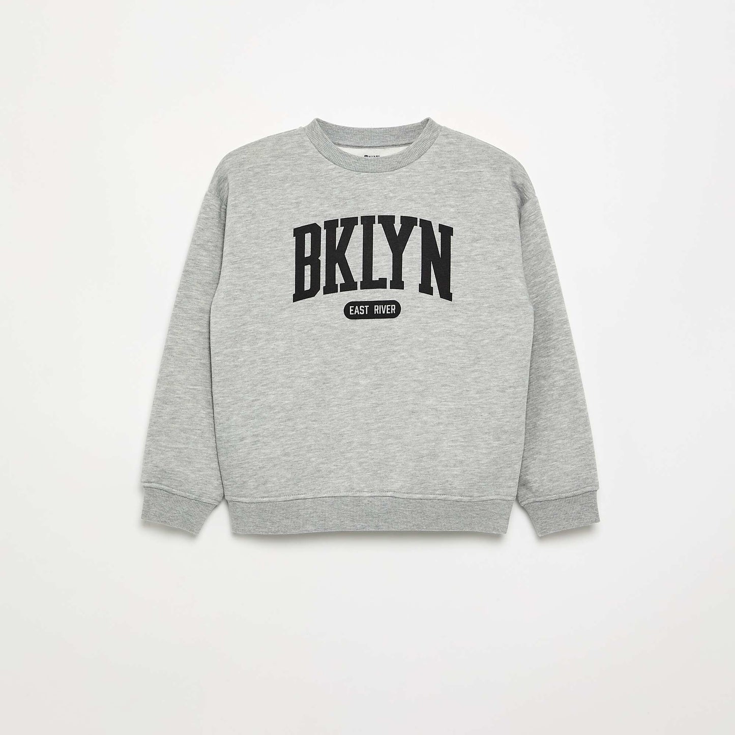 Loose-fit printed sweatshirt GREY