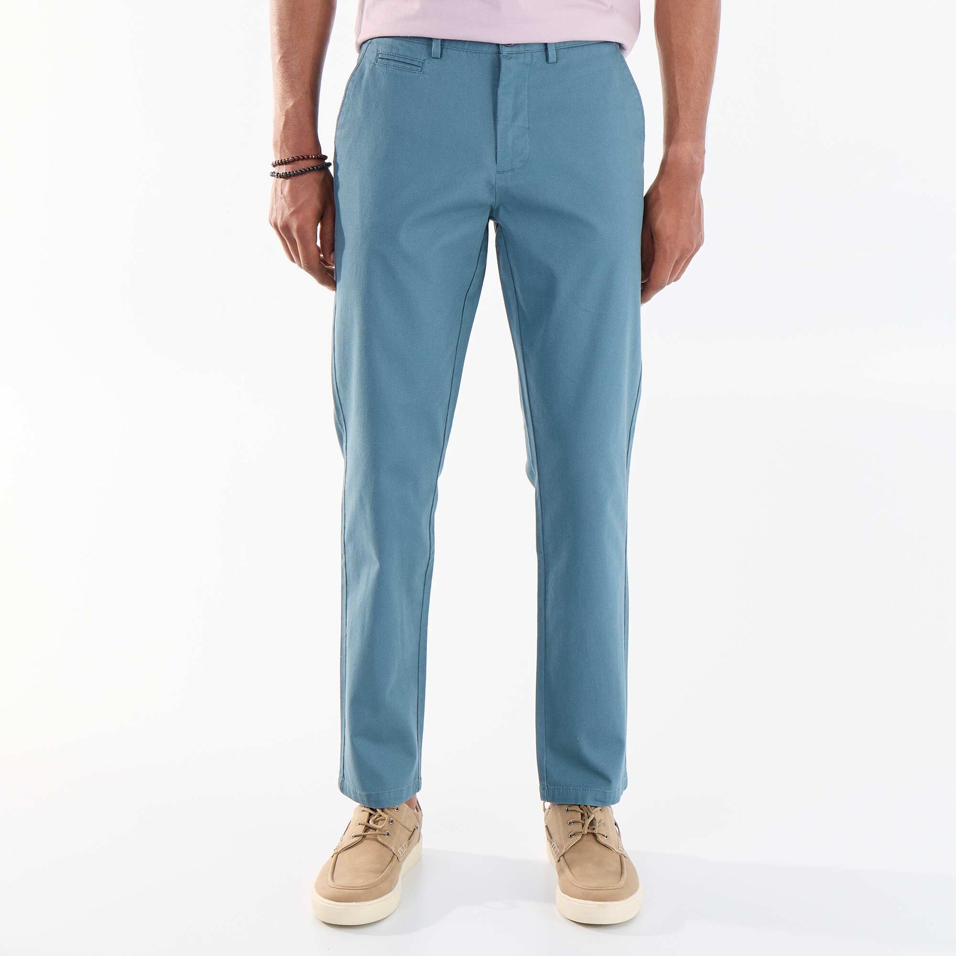 Twill Chino Trousers BLUE