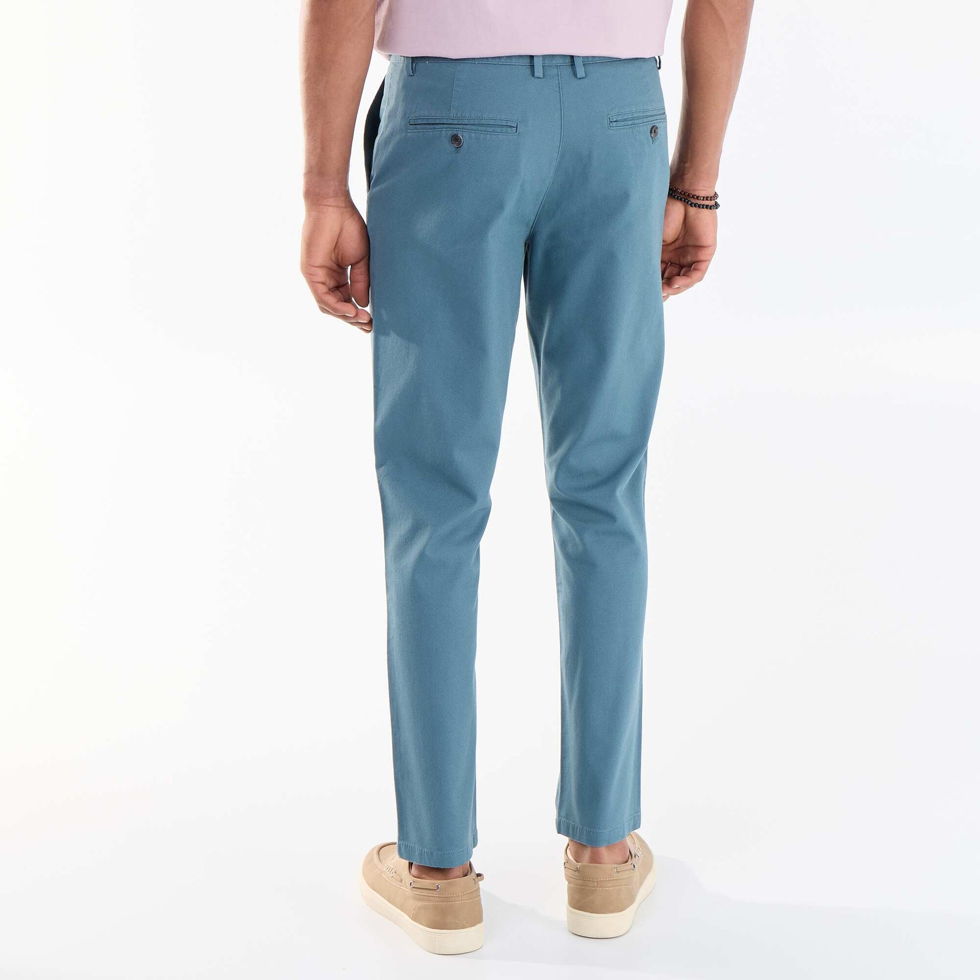 Twill Chino Trousers BLUE