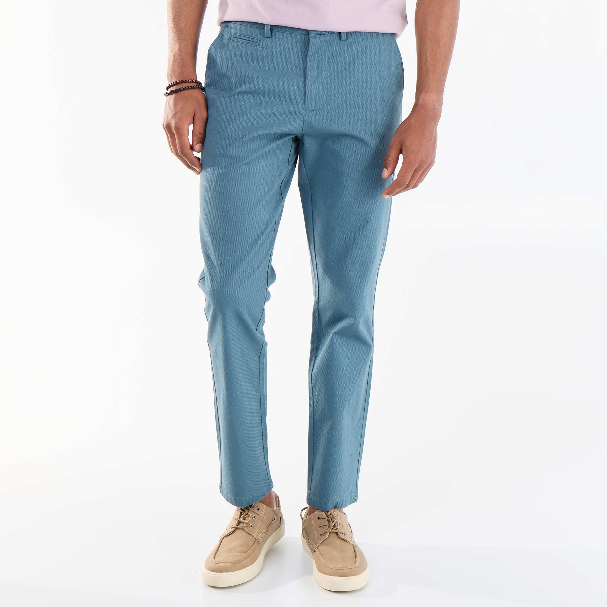 Twill Chino Trousers BLUE