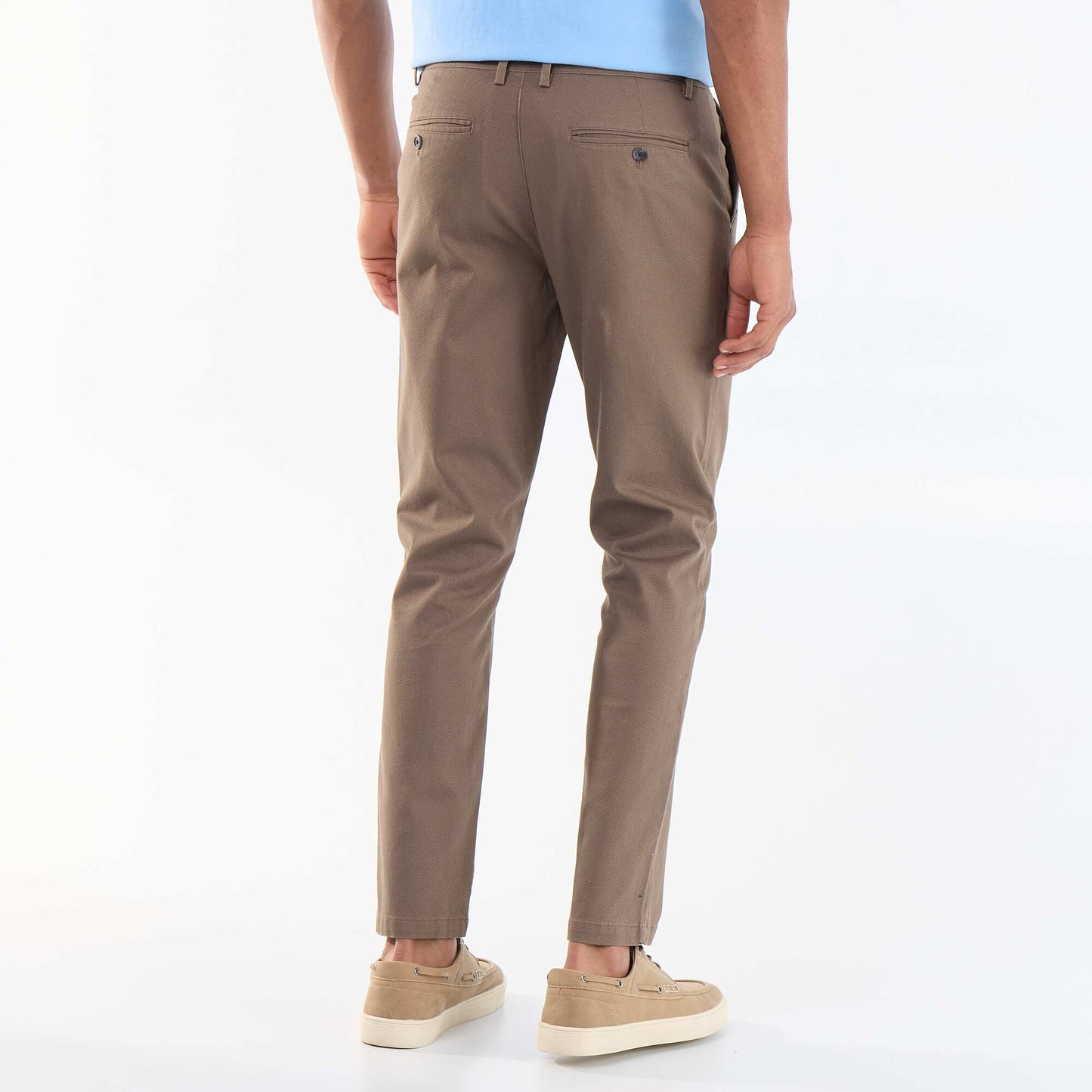 Twill Chino Trousers BROWN