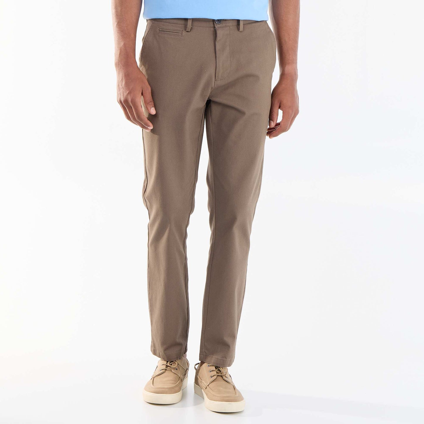 Twill Chino Trousers BROWN