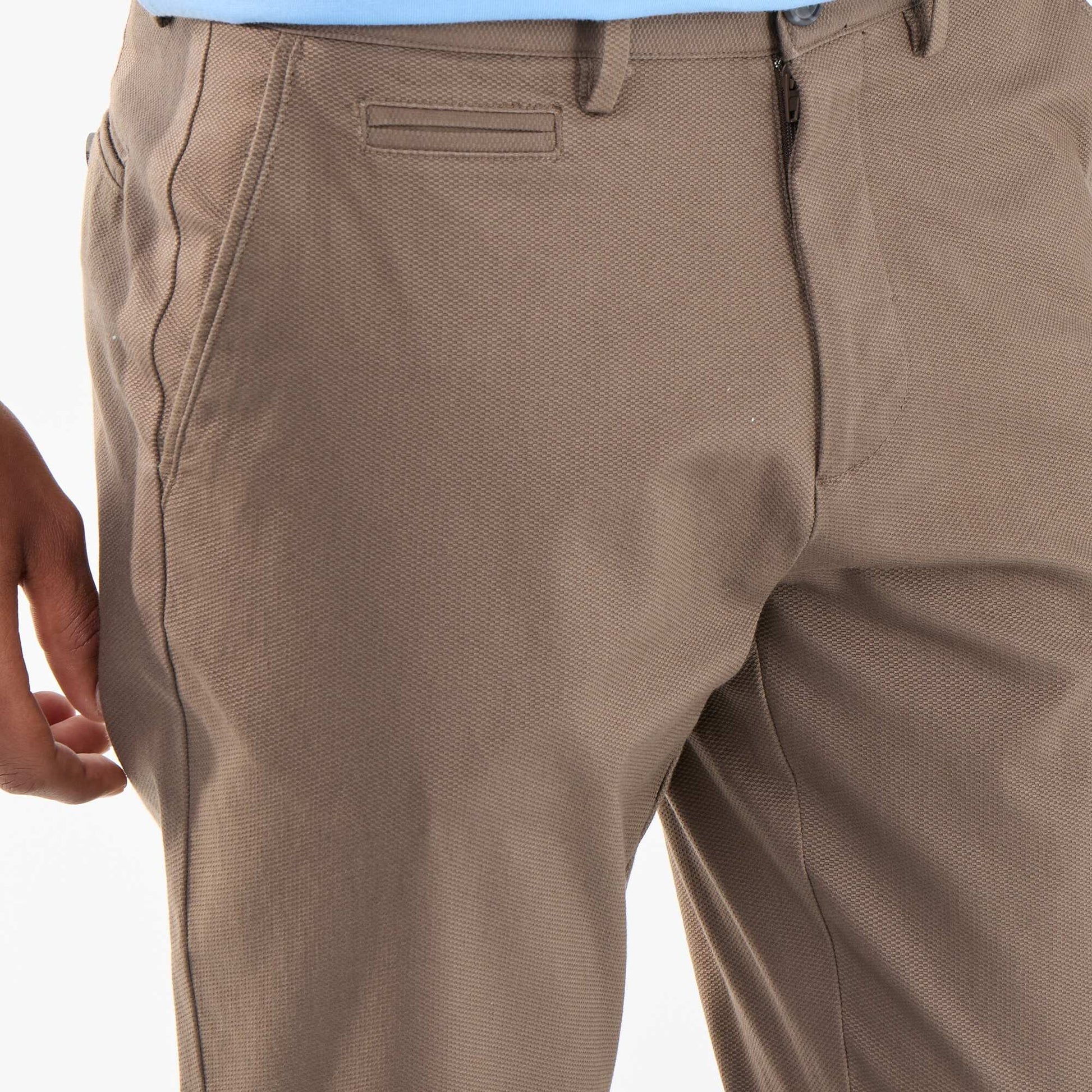 Twill Chino Trousers BROWN
