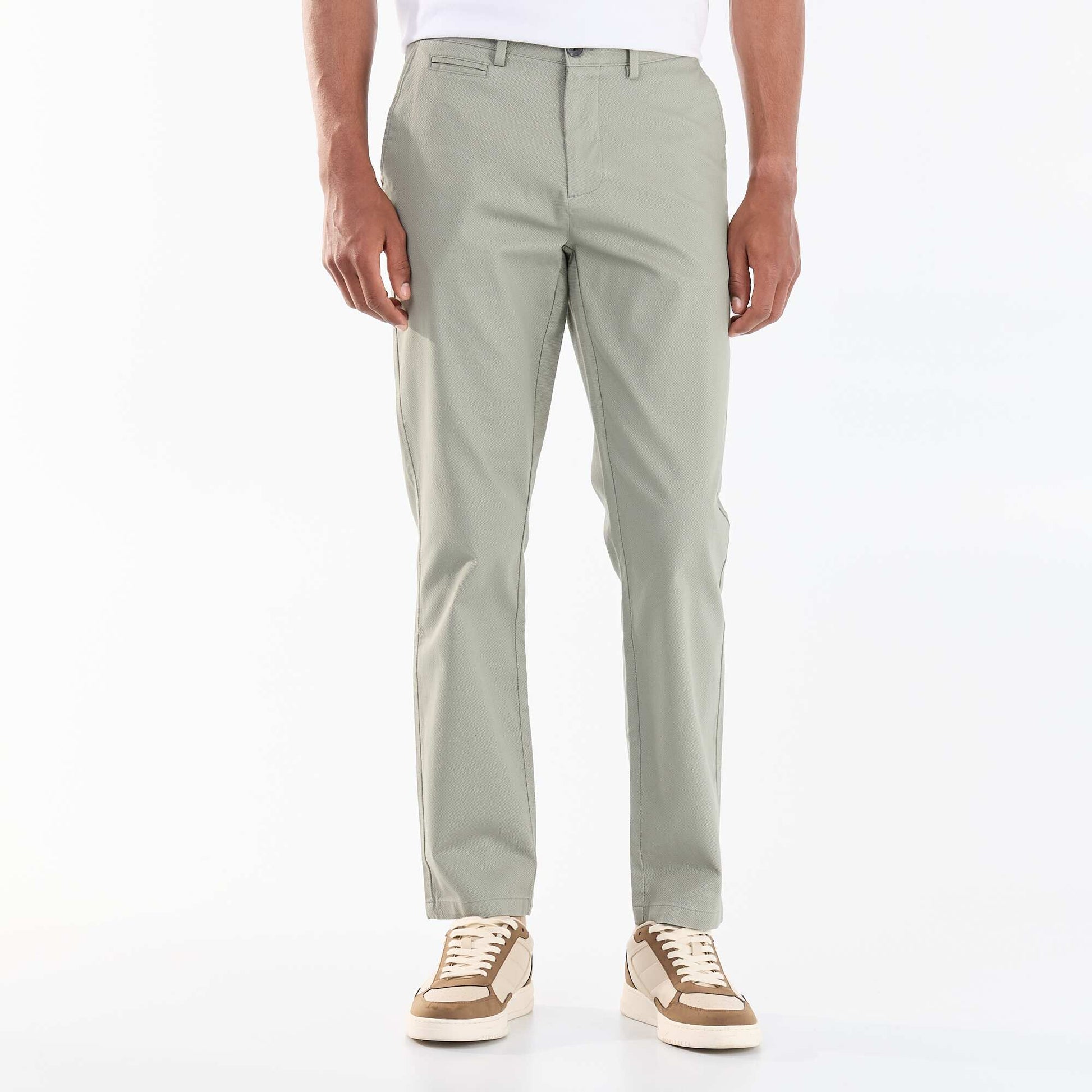 Twill Chino Trousers GREEN