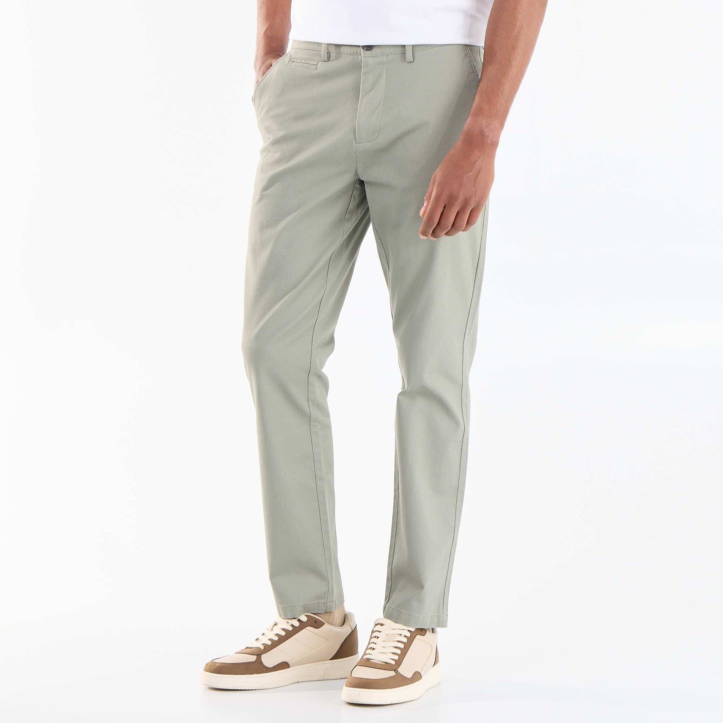 Twill Chino Trousers GREEN