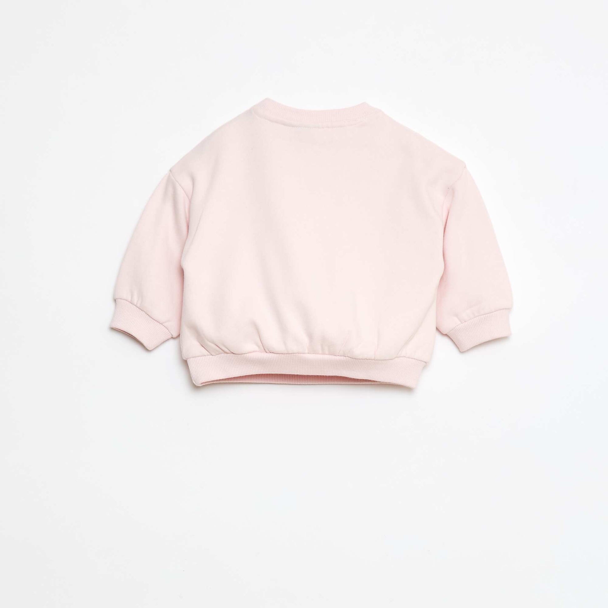 Disney Marie printed round neck sweatshirt PINK